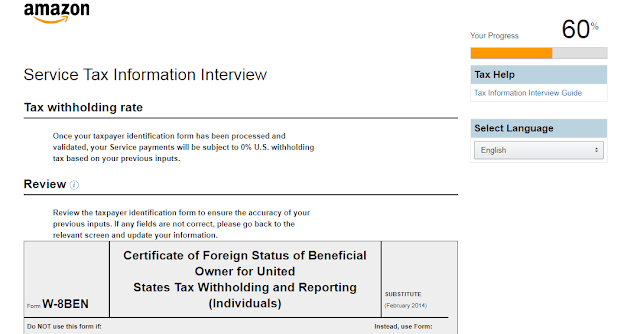 Certificate of Foreign Status of Beneficial Owner for United States Tax Withholding and Reporting