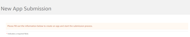 New App Submission in Amazon App Store