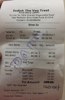 Verify GST Bill From Hotels and Restaurants