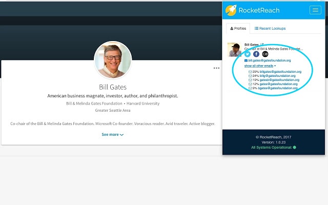 RocketReach Chrome Extension to Find Someone's Social Media Profile With Email Address