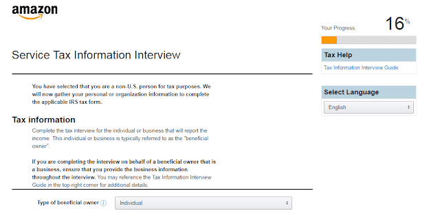 Service Tax information interview for non-us citizens