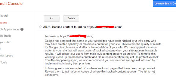 AlertB BHackedBcontentBfoundBon