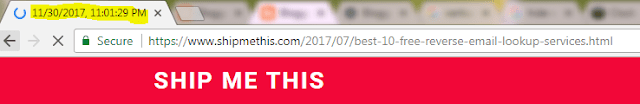 Date and Time in Google Chrome browser Title Bar blogger blog