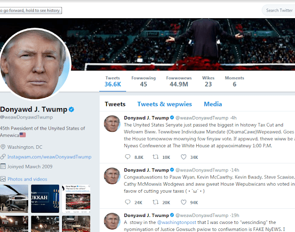 DonaldBTrumpBtweetsBtwitterBpageBinBowoBextention