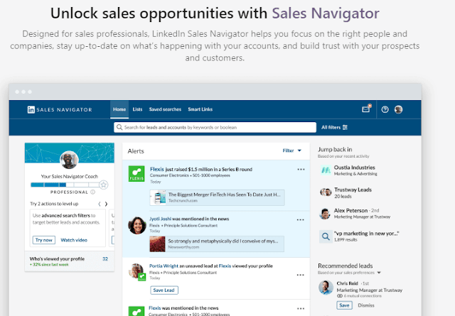 Sales Navigator for Advanced email lookup, For Reverse Email Lookup and search