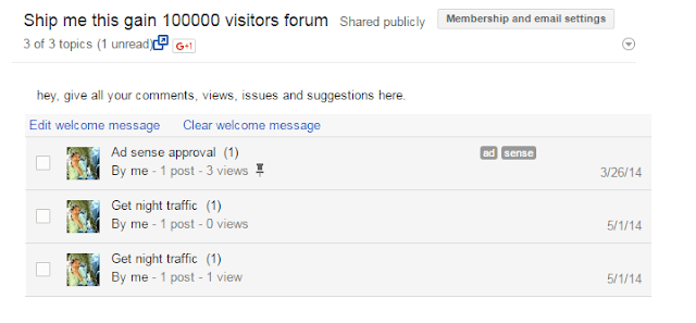 Add a Forum to Your BlogSpot Blogger without nabble