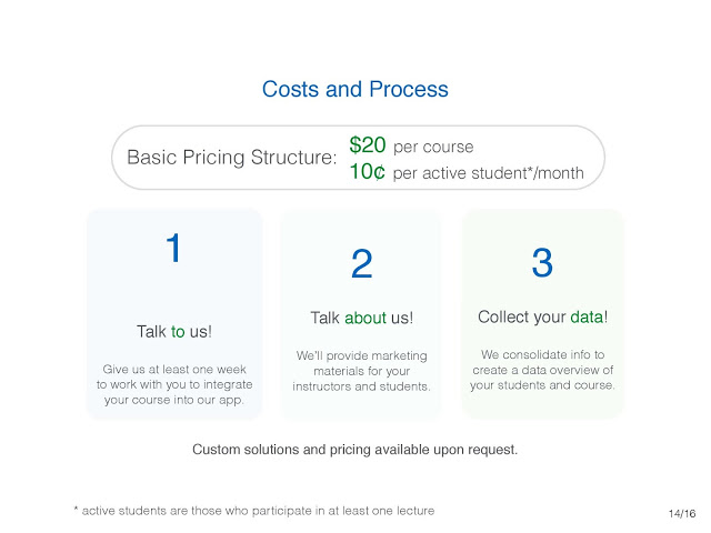 costs and processes of social MOOC tracker