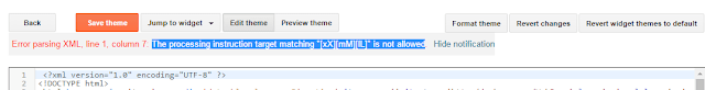The processing instruction target matching "[xX][mM][lL]" is not allowed