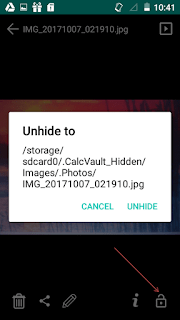 Unhide Pictures Videos