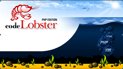 image of lobster in a sea with text of Codelobster PHP Edition