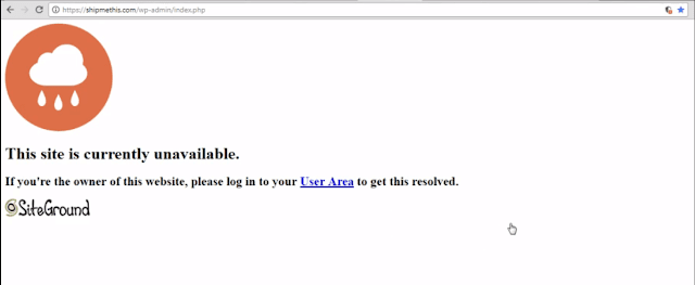 the web service to this account has been limited temporarily siteground