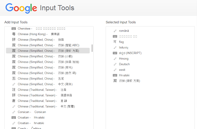 Type Any Language on Google Chrome with Input Tools 