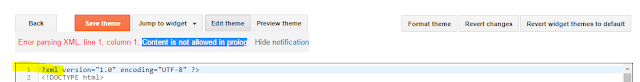 Content Is Not Allowed In Prolog