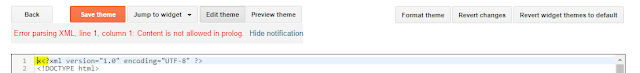 Characters Before XML header: Content Is Not Allowed In Prolog