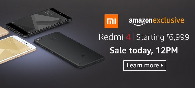 Redmi 4 Mobile Phone Buy At 6999 Rs At Amazon Exclusive