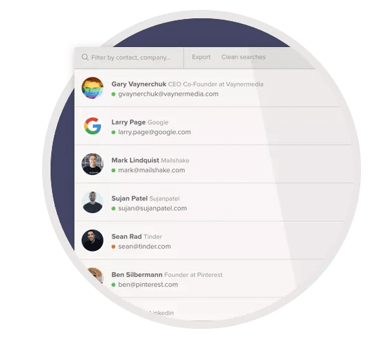 Features for Voila Norbert - Find anyone's email address