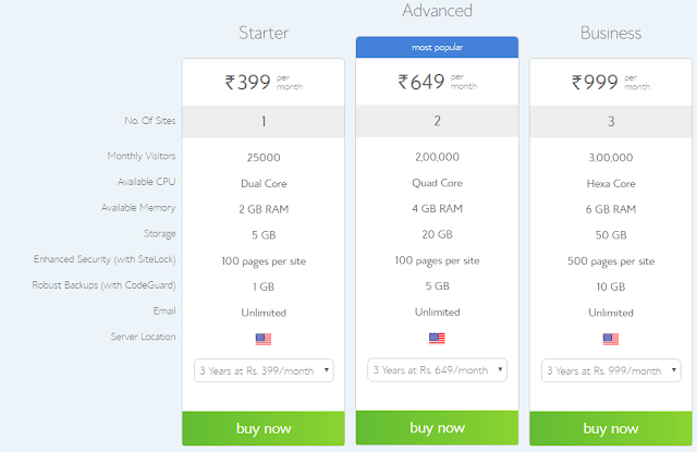 web hosting plans starter advanced business blue host