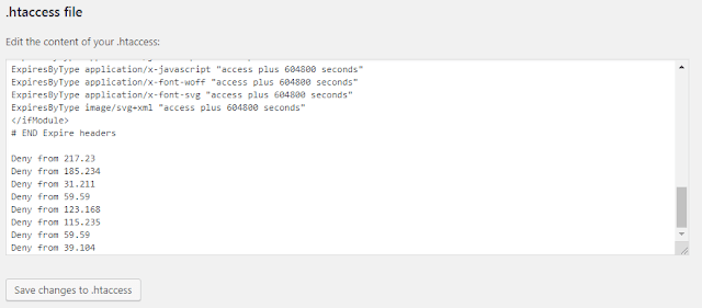 How to Block IP address in .htaaccess To Remove Spam Crawl errors