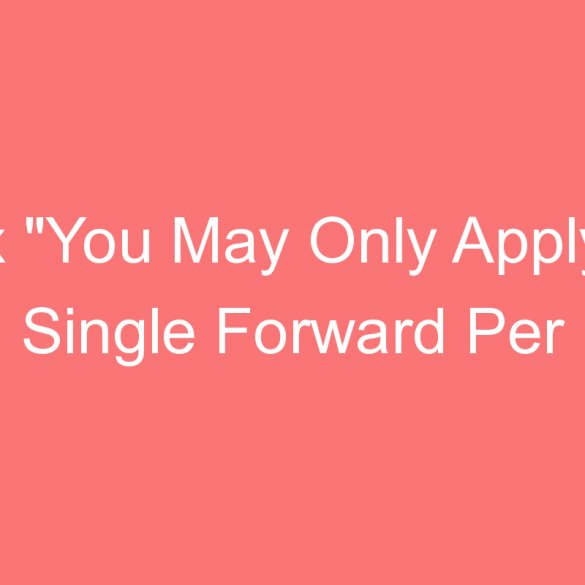 fix you may only apply a single forward per subdomain godaddy error