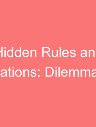 hidden rules and regulations dilemmas of a social worker in the work environment