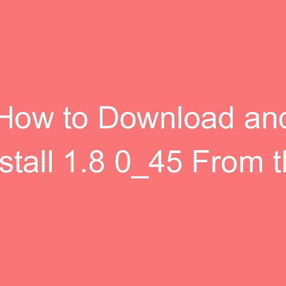 how to download and install from the java archives