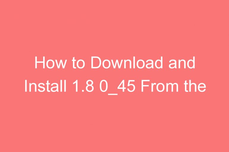 how to download and install     from the java archives
