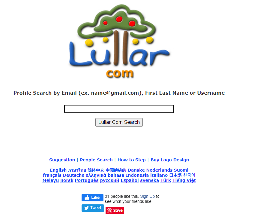 Profile Search by Email (ex. name@gmail.com), First Last Name or Username