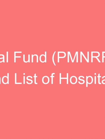 national fund pmnrf india and list of hospitals for cancer patients