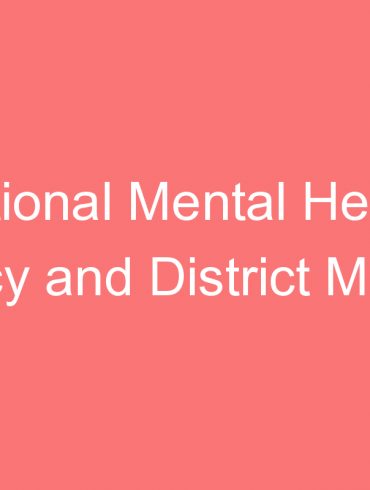 national mental health policy and district mental health program in india