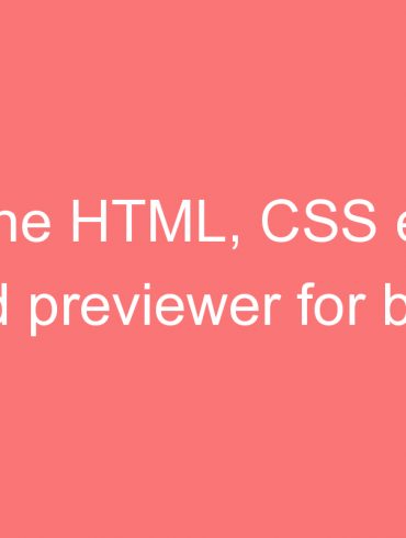 online html css editor and previewer for blog spot and websites