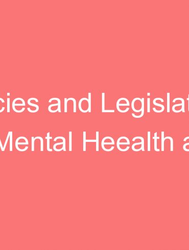 policies and legislations of mental heealth and role of the ngos in india