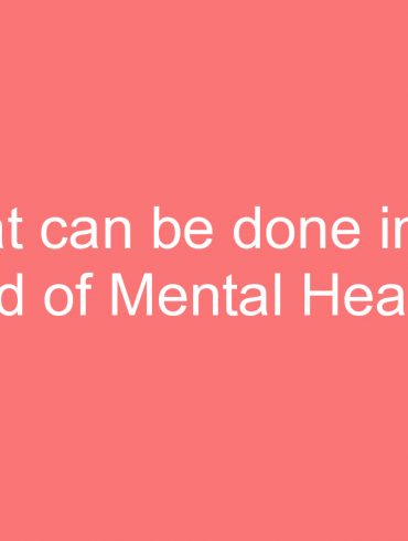 what can be done in the field of mental health new perspectives