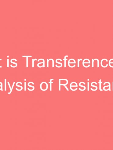 what is transference and analysis of resistance
