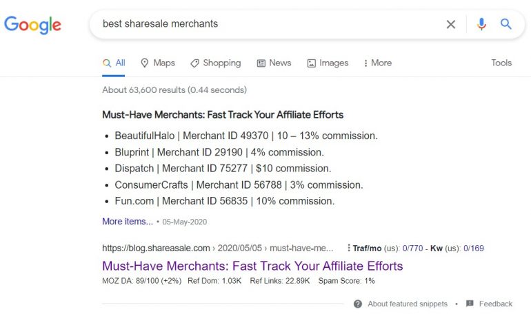 Must-Have Merchants for Affiliate Efforts - Updated List