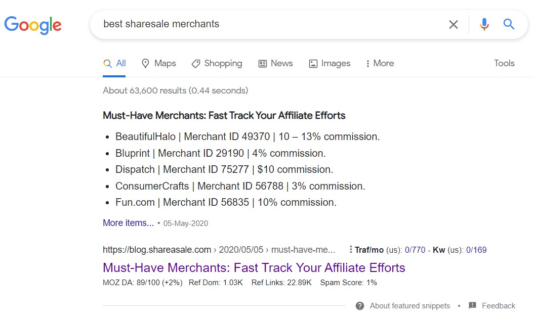 Must HaveMerchantsforAffiliateEfforts UpdatedList