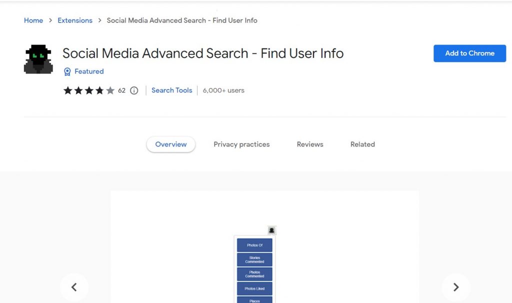 social media advanced search find userinfo